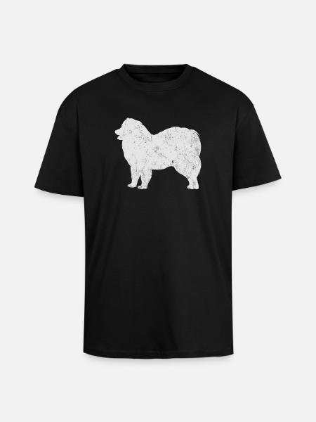 Samoyed Samoyed dog owner - Unisex Oversized Heavyweight T-shirt - black
