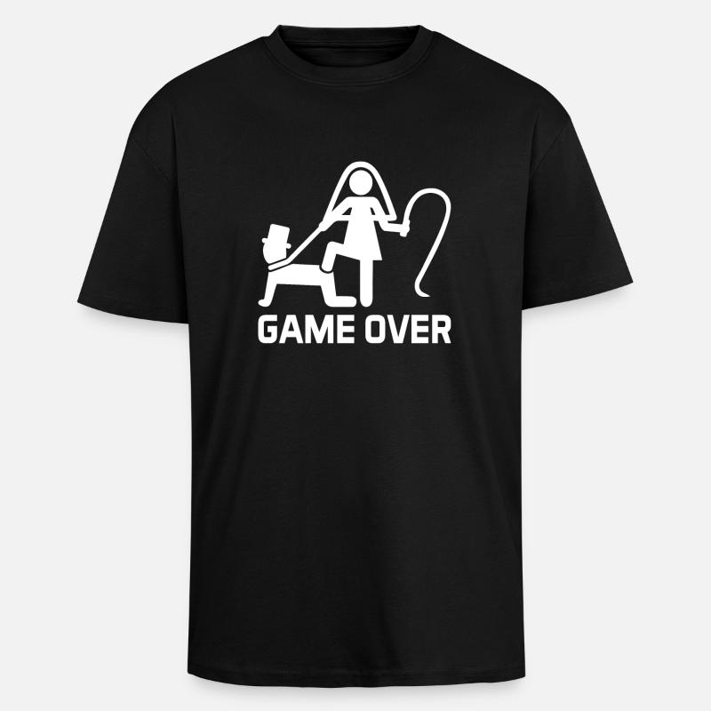 Junggesellenabschied - Oversized Heavyweight Unisex T-Shirt - Schwarz