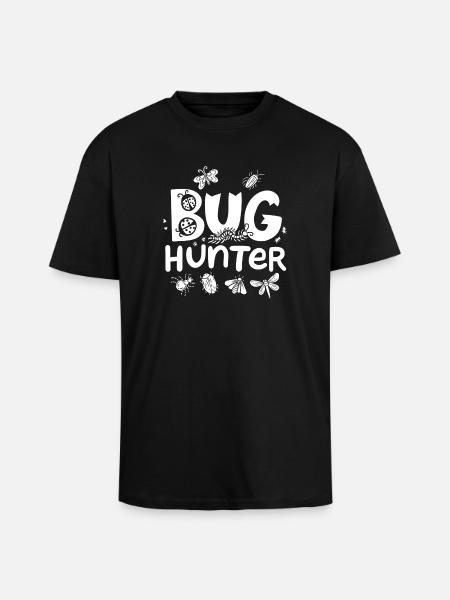 Insect Entomologist - Unisex Oversized Heavyweight T-shirt - black