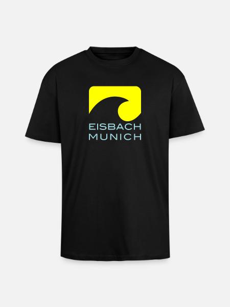 Munich Eisbach - Oversized Heavyweight Unisex T-Shirt - Schwarz