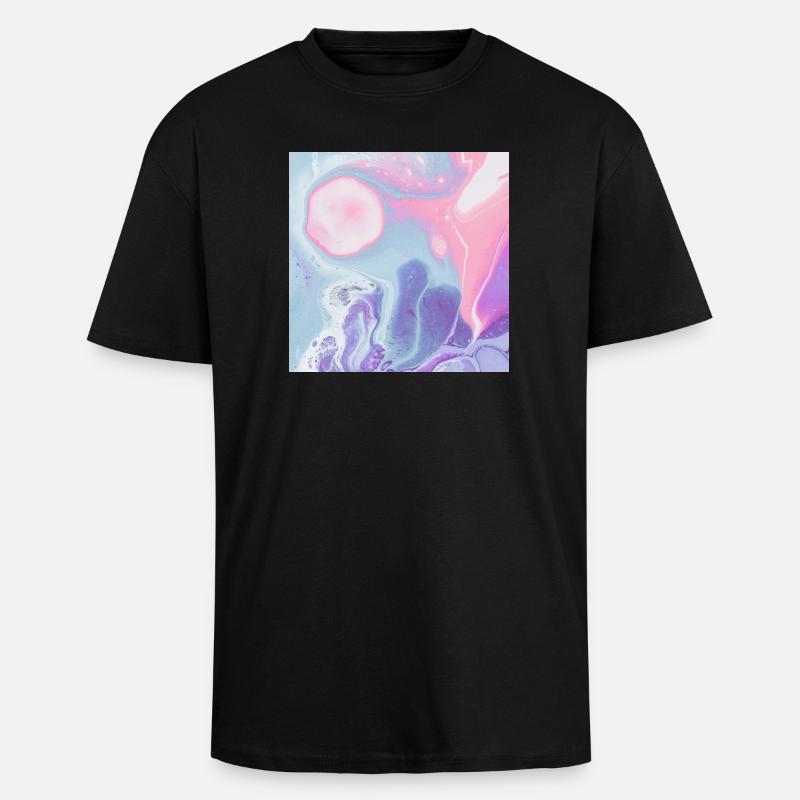 buntes Texturdesign des Mauspads - Oversized Heavyweight Unisex T-Shirt - Schwarz