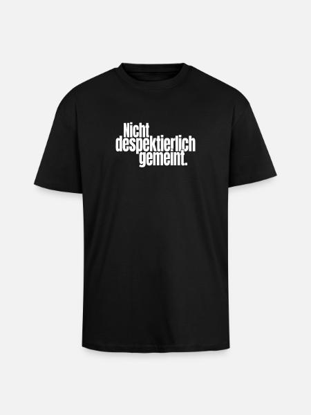 Non méprisable Par - T-shirt unisexe oversize épais - noir