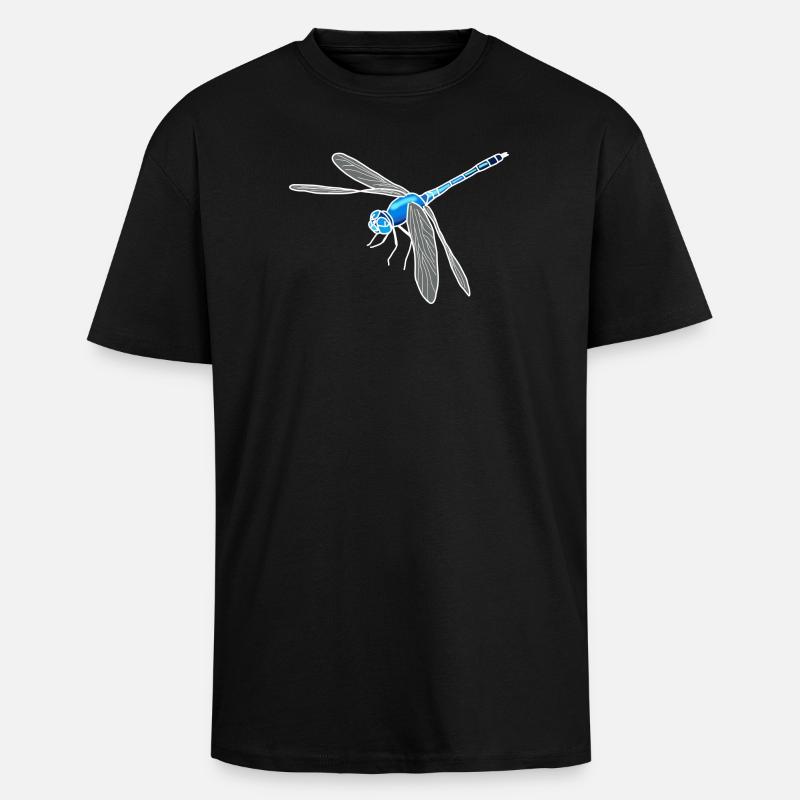 dragonfly - Unisex Oversized Heavyweight T-shirt - black