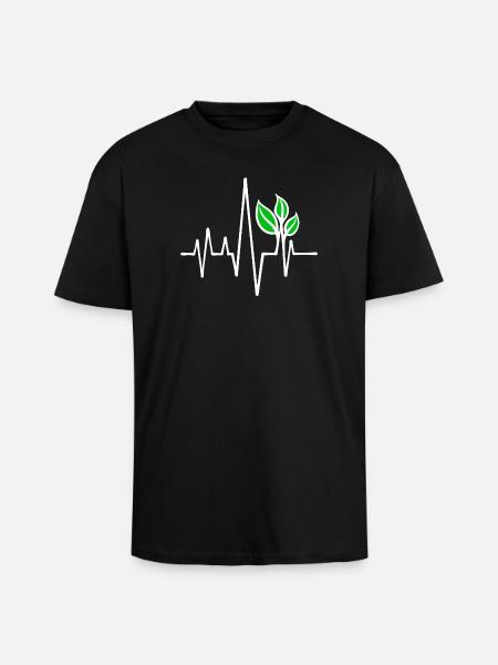 Environmental Protection Vegan - Unisex Oversized Heavyweight T-shirt - black