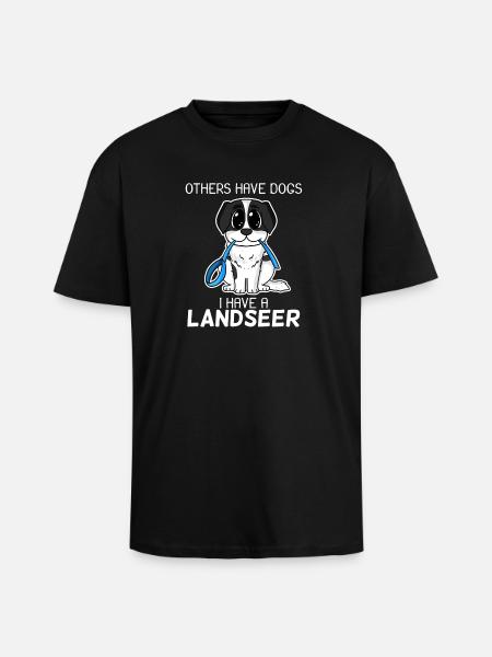 Landseer - Unisex Oversized Heavyweight T-shirt - black