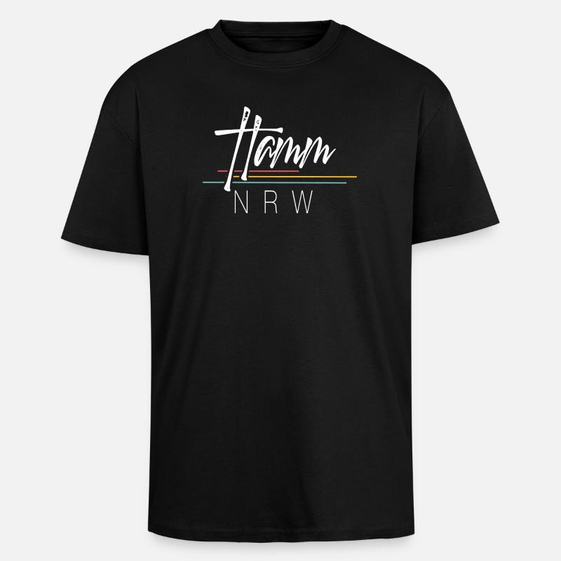 Hamm - Oversized Heavyweight Unisex T-Shirt - Schwarz