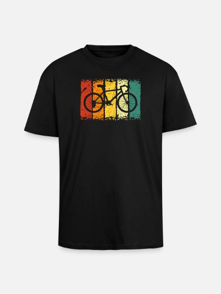 bicycle - Unisex Oversized Heavyweight T-shirt - black