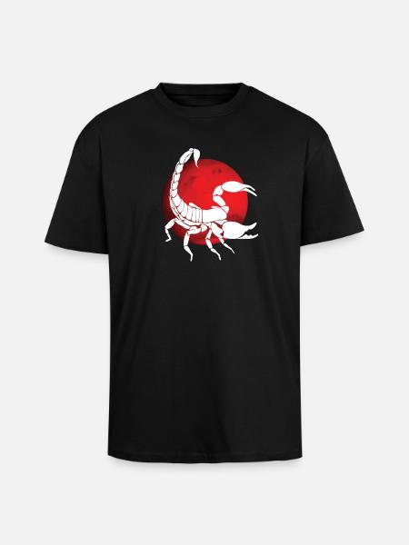 Scorpio zodiac sign - Unisex Oversized Heavyweight T-shirt - black