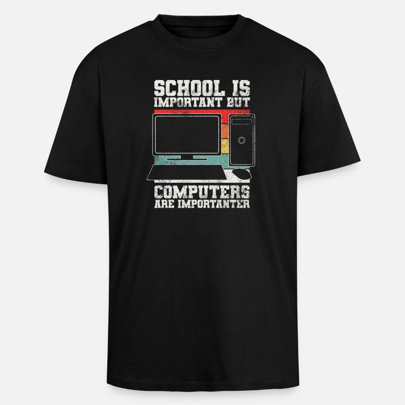 Computer Programmierer - Oversized Heavyweight Unisex T-Shirt - Schwarz
