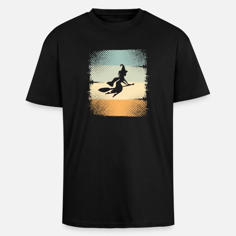 Witch - Unisex Oversized Heavyweight T-shirt - black