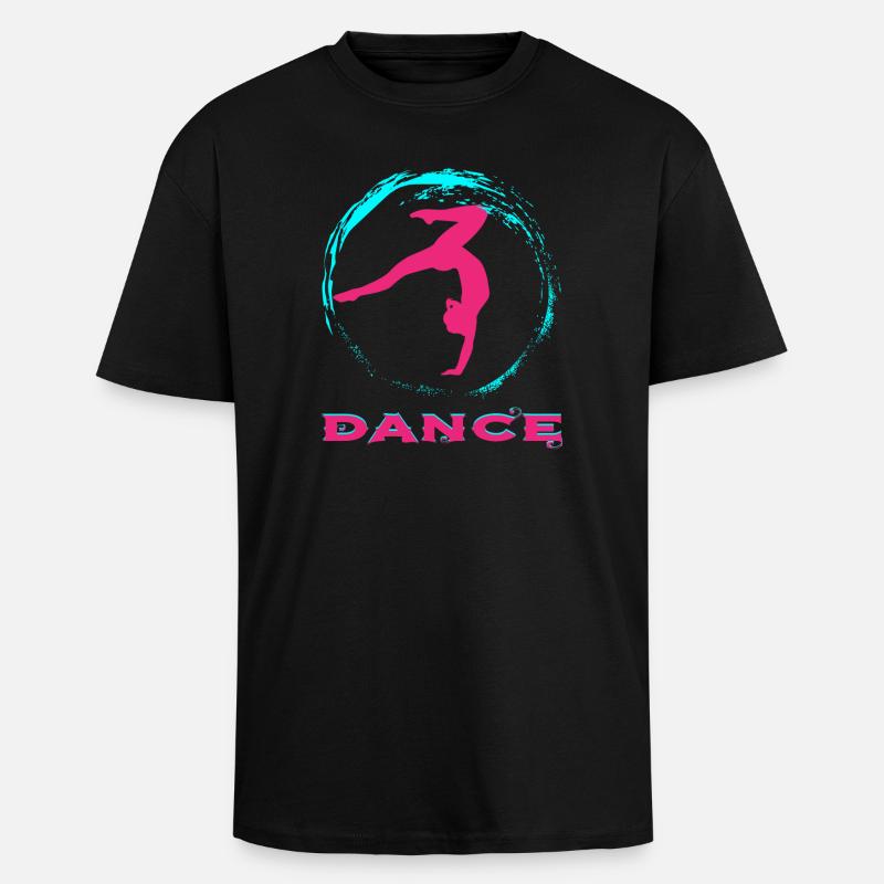 Danser - T-shirt unisexe oversize épais - noir
