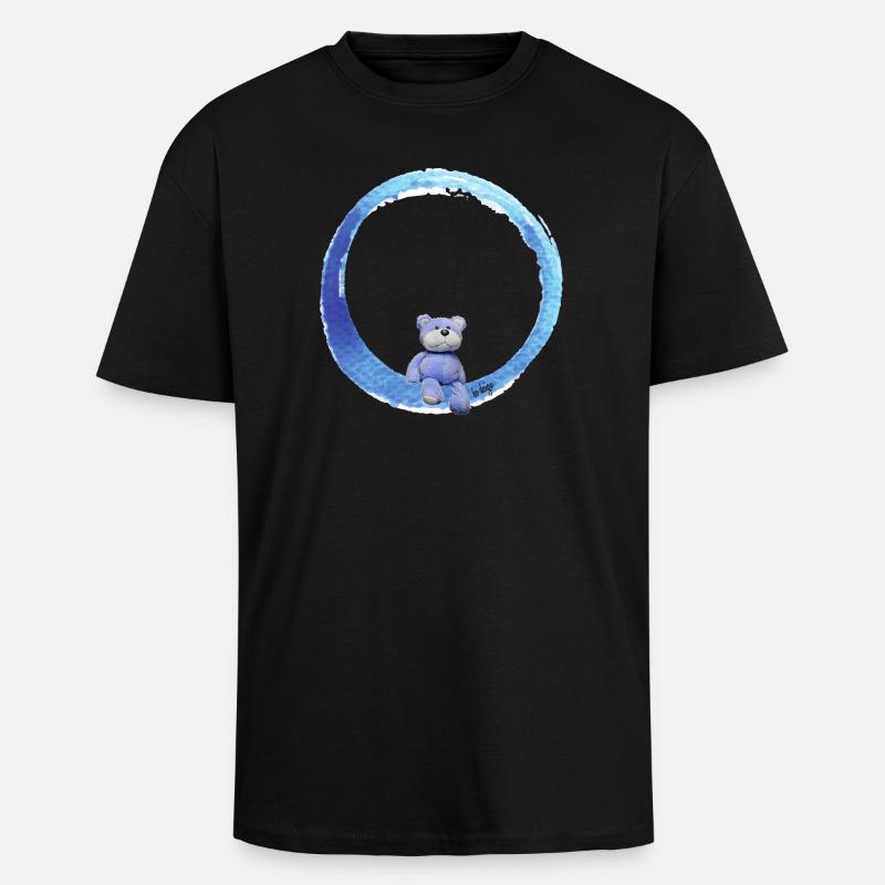 Kuscheltier - Oversized Heavyweight Unisex T-Shirt - Schwarz