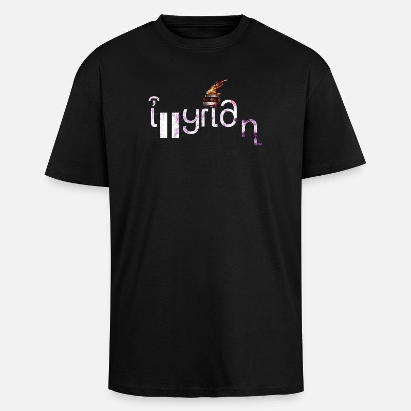Illyrian - Unisex Oversized Heavyweight T-shirt - black