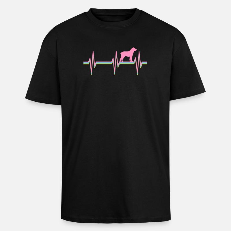 Cane Corso Italiano - Oversized Heavyweight Unisex T-Shirt - Schwarz