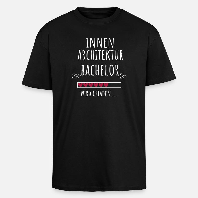 Innenarchitektur Bachelor Studium Geschenk - Oversized Heavyweight Unisex T-Shirt - Schwarz
