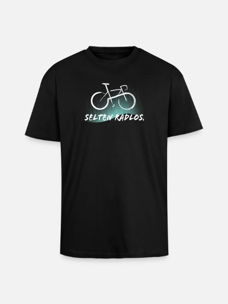 Selten Radlos - Fahrrad - Oversized Heavyweight Unisex T-Shirt - Schwarz