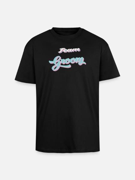 Bräutigam Team Junggesellenabschied - Oversized Heavyweight Unisex T-Shirt - Schwarz