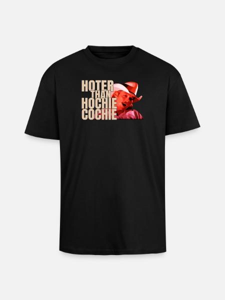 Hotter Than A Hoochie Coochie - Unisex Oversized Heavyweight T-shirt - black