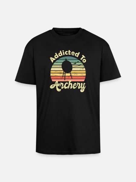 Archery Archery Archer Archer - Unisex Oversized Heavyweight T-shirt - black
