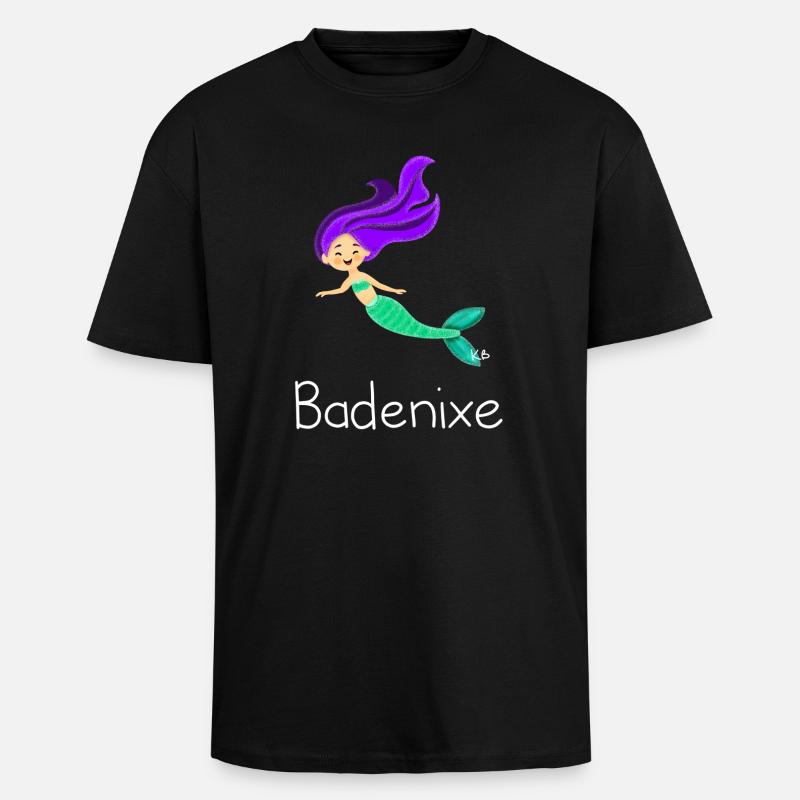 Badenixe - Oversized Heavyweight Unisex T-Shirt - Schwarz