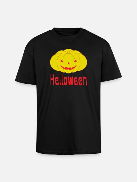 The Helloween - Unisex Oversized Heavyweight T-shirt - black