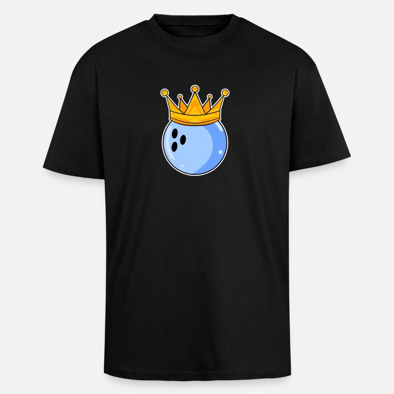 Bowling Men's Partner Look - Unisex Oversized Heavyweight T-shirt - black