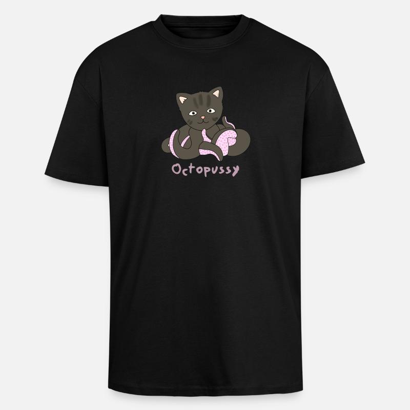 Octopussy - Oversized Heavyweight Unisex T-Shirt - Schwarz