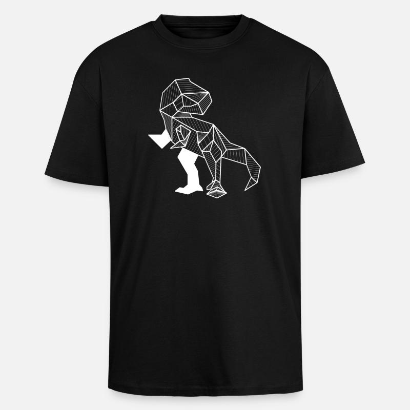 Trex - T-shirt unisexe oversize épais - noir