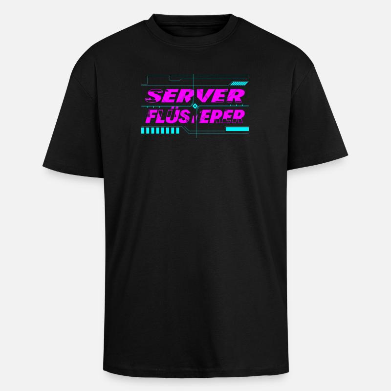 Server Flüsterer - Oversized Heavyweight Unisex T-Shirt - Schwarz