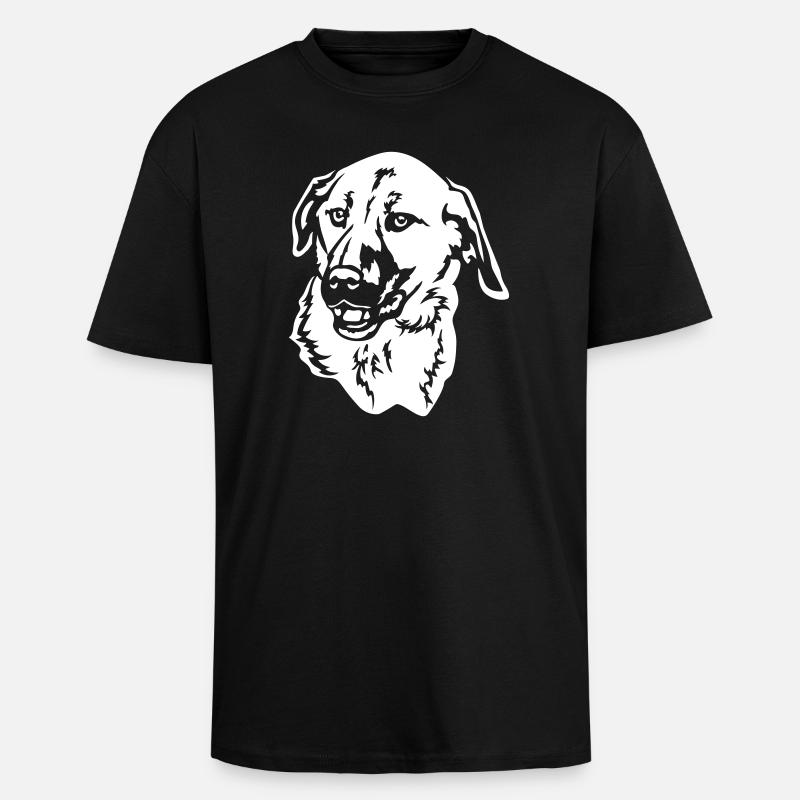 Kangal Head « Black Edition » - T-shirt unisexe oversize épais - noir