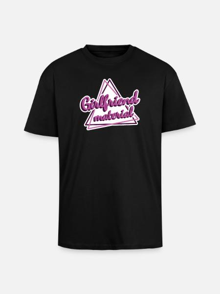 Friendship and Creativity Fusion - Unisex Oversized Heavyweight T-shirt - black