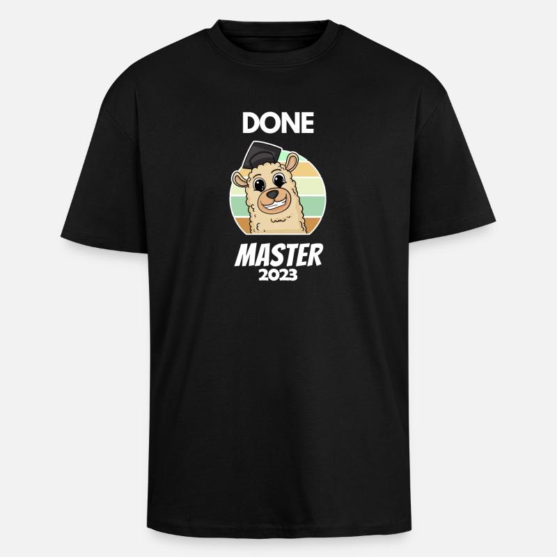 Master 2023 - Unisex Oversized Heavyweight T-shirt - black