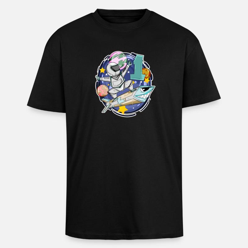 1 Jahr alt - Einschulung - Gewinner - Oversized Heavyweight Unisex T-Shirt - Schwarz