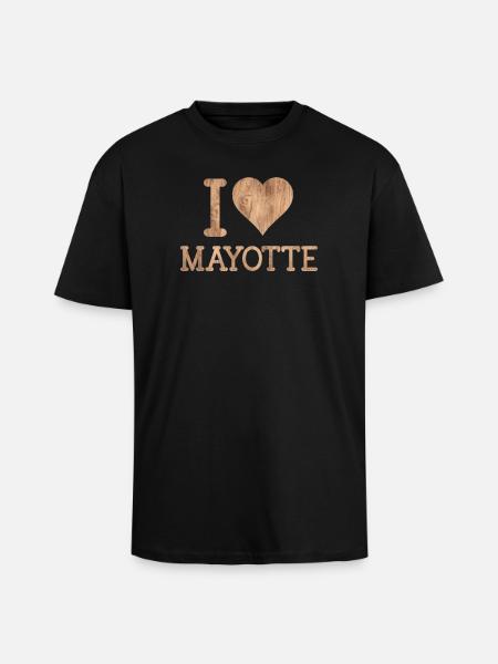 MAYOTTE T-SHIRT - Unisex Oversized Heavyweight T-shirt - black