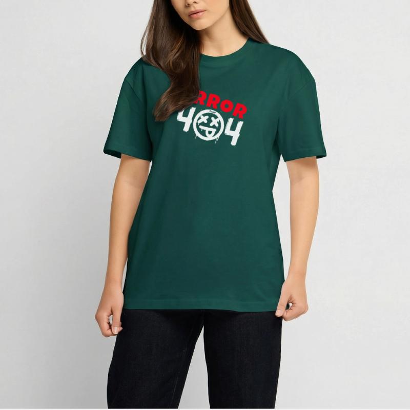 Error 404 Not Found Unisex Oversized Heavyweight T-shirt