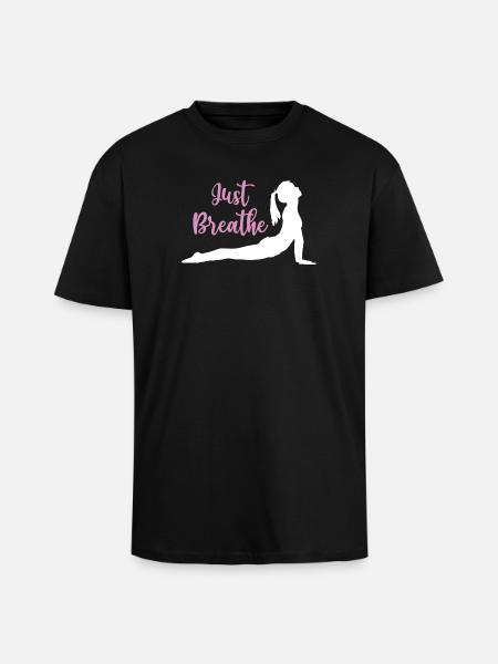 Yoga Geschenkidee - Namaste - Oversized Heavyweight Unisex T-Shirt - Schwarz