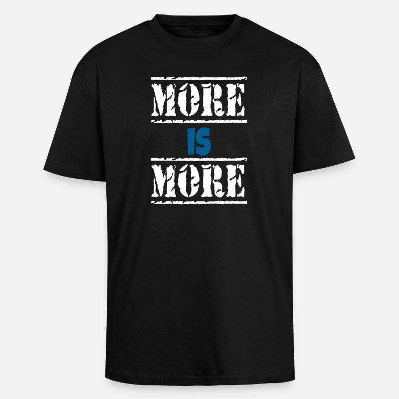 Der Maximalist - Oversized Heavyweight Unisex T-Shirt - Schwarz