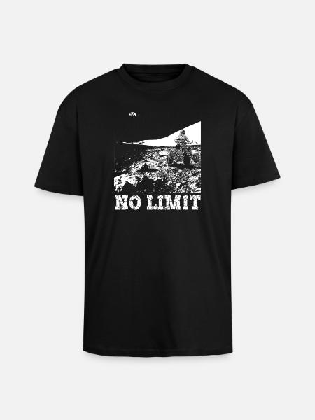 QUAD NOLIMIT - Unisex Oversized Heavyweight T-shirt - black