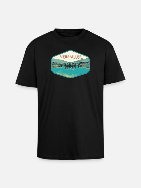 Palazzo di Versailles, il carro di Apollo, Francia - T-shirt unisex oversize pesante - nero
