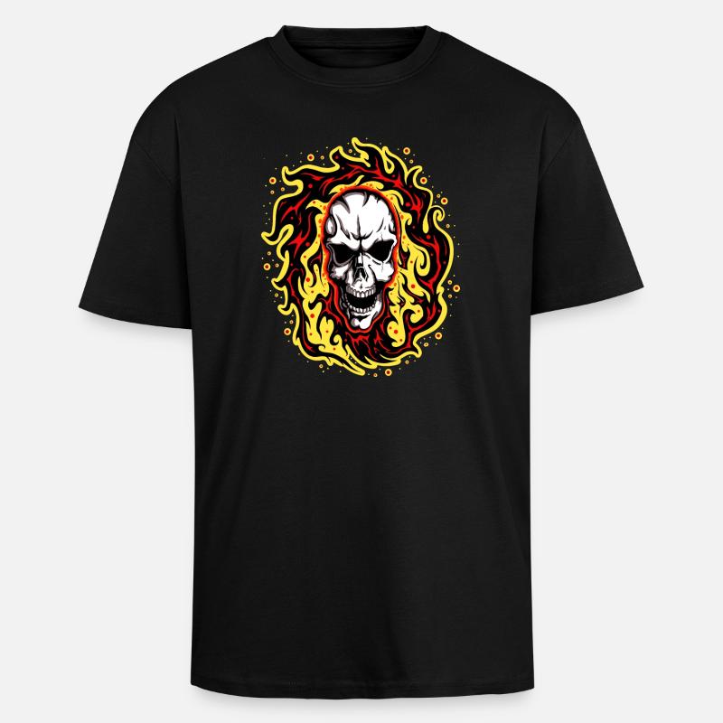 Fumeurs 2 Annonces - T-shirt unisexe oversize épais - noir