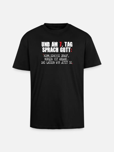 Graffiti-Style Protestgestaltung mit Zitaten - Oversized Heavyweight Unisex T-Shirt - Schwarz