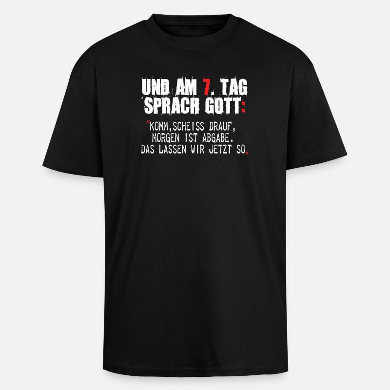 Graffiti-Style Protestgestaltung mit Zitaten - Oversized Heavyweight Unisex T-Shirt - Schwarz