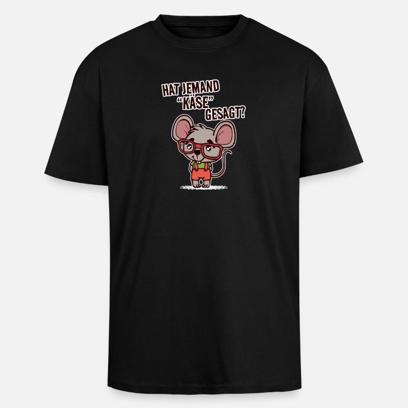 Ratte Statement Schoßtier Haustiere Heimtier - Oversized Heavyweight Unisex T-Shirt - Schwarz