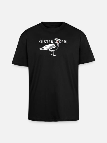 Küstenkerl - Oversized Heavyweight Unisex T-Shirt - Schwarz