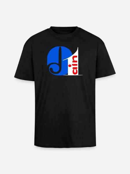 Ain - T-shirt unisexe oversize épais - noir
