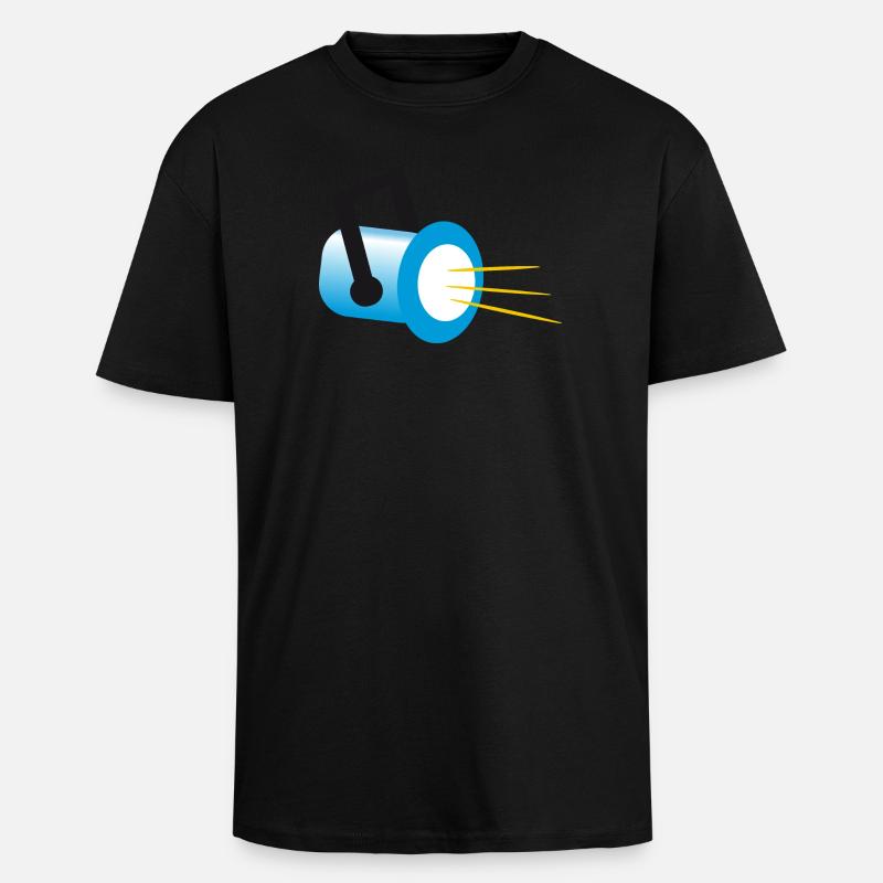 Headlights | Headlight - Unisex Oversized Heavyweight T-shirt - black