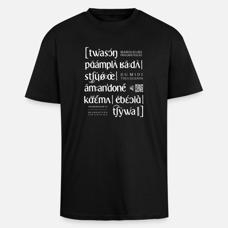 apium - API - Unisex Oversized Heavyweight T-shirt - black