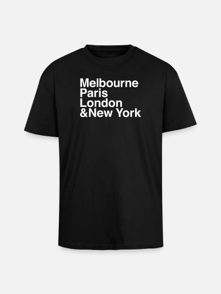 GRAND SLAM Tennis - Unisex Oversized Heavyweight T-shirt - black