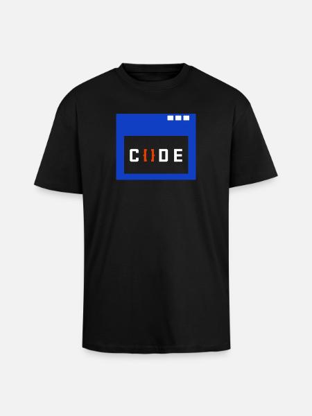 Coder Geld Verdienen Angestellter Arbeit Erfolg - Oversized Heavyweight Unisex T-Shirt - Schwarz