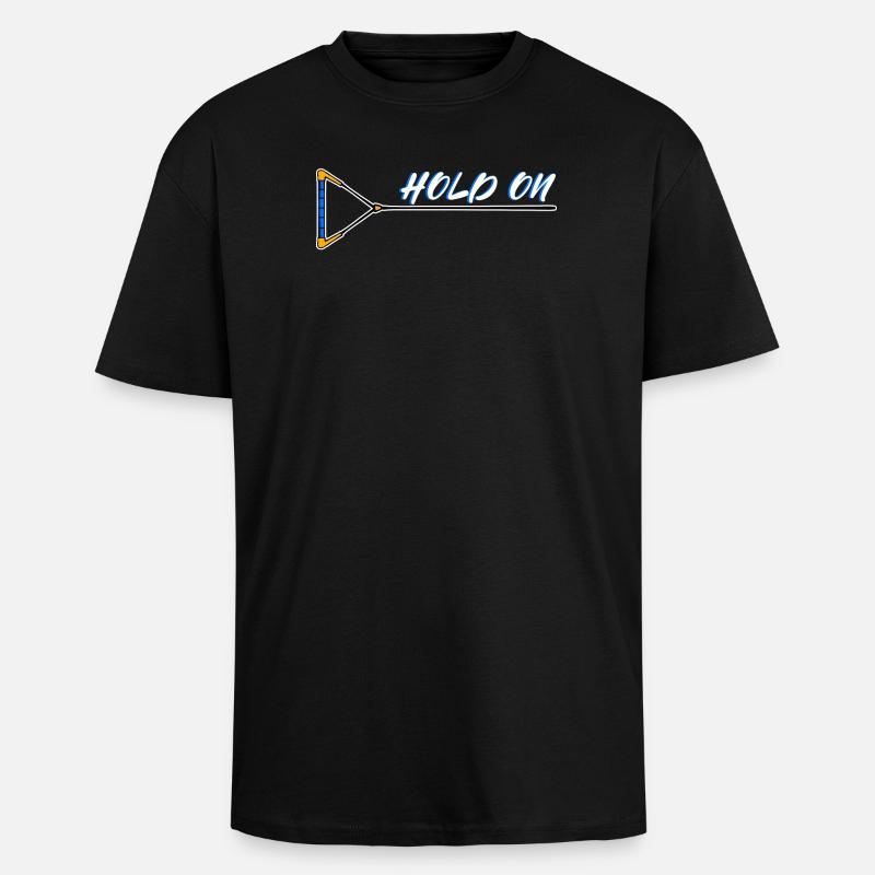 Kitesurfer Statement Wasserski Surfing Wakeboard - Oversized Heavyweight Unisex T-Shirt - Schwarz
